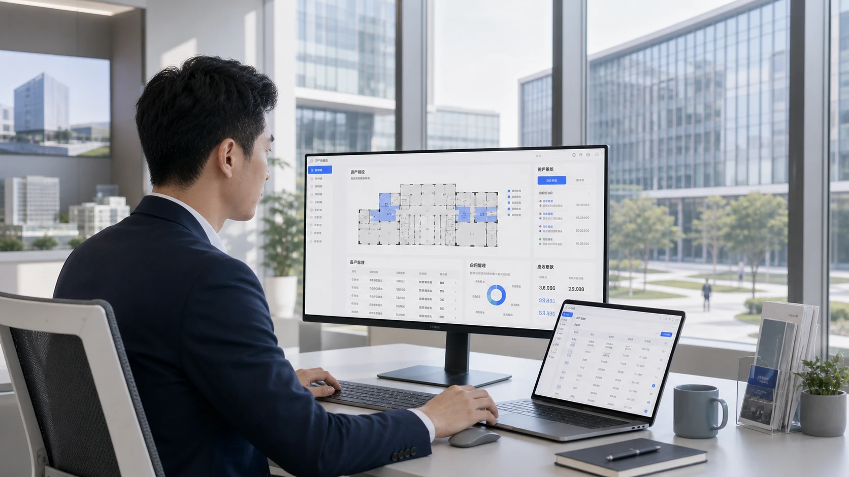 Merchants operators use Youma Leasing in industrial parks to view rent controls, business opportunities, contracts and bills