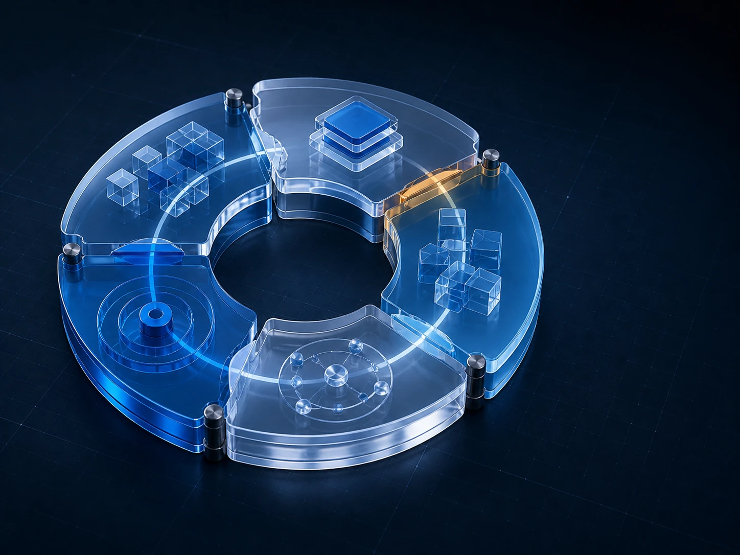 Youma productization growth flywheel composed of five acrylic modules